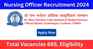 RMLIMS Nursing Officer Recruitment