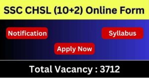 SSC CHSL Apply Online 2024