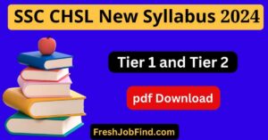 SSC CHSL Syllabus 2024